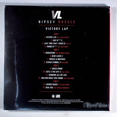 Nipsey Hussle - Victory Lap (2018 / 2021) [SEALED] 2-LP Vinyl