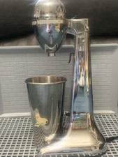 Classic Silver Hamilton Beach 730C Drink Master Chrome Milkshake Machine Mixer