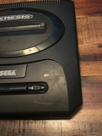 Sega Genesis MK1631 Model 2 Black Console for Parts and Repair