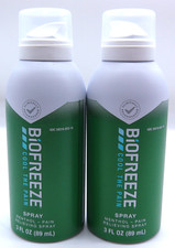 2Pk- Biofreeze Spray, 3 Fl. Oz. Each, Exp. 1/2028
