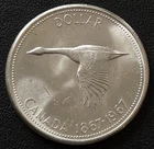 New Listing1967 Canada Silver $1 Dollar - 80% Silver - Great Condition