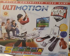 Jakks Pacific UltiMotion SWING ZONE SPORTS 5 Sports Video Game Wireless Motion 
