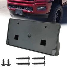 For 2019-2022 Ram 2500 Front License Plate Tag Frame Holder Mounting Bracket