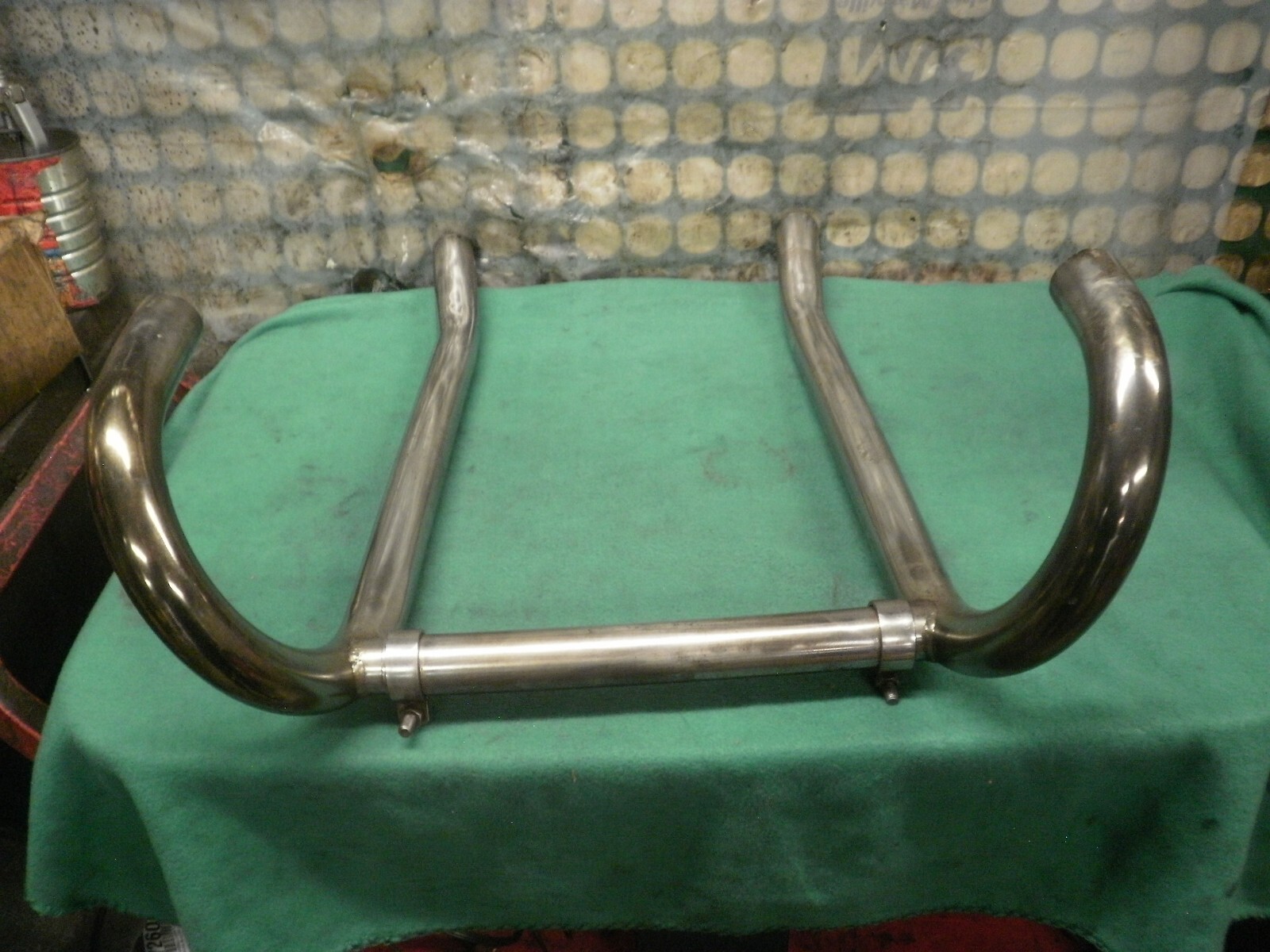 BMW Motorcycle Airhead exhaust headers & 1 cross pipe 38mm fits 1970