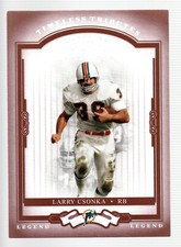2004 Donruss Classics Timeless Tributes Red #126 Larry Csonka 12/100