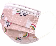 Child Toddler Kids Face Mask Disposable Protective 3 Ply Panda  Rainbow 20 Pack