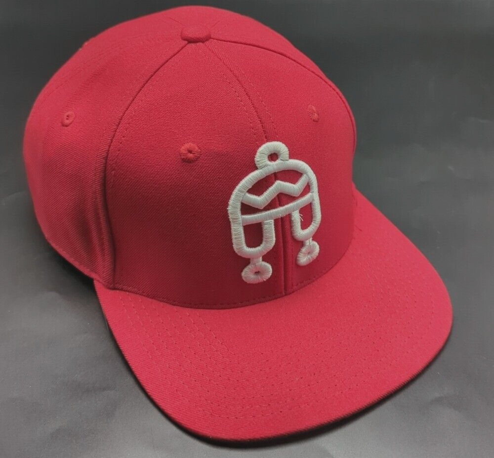 PERUVIAN BROTHERS hat red adjustable snapback cap… - image 1