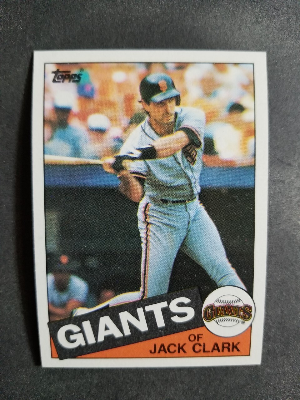 1985 Topps JACK CLARK card # 740  [card 17]
