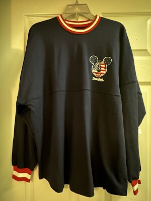Disneyland Spirit Jersey USA Americana Patriotic Mickey M NWT | eBay