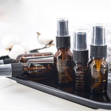 3X Spray Leer Glasflaschen Parfum Liquid Zerstäuber Reise Tragbar Nachfüllbar