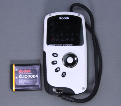 Kodak Playsport Zx3 Video Camera Waterproof HD 1080p - W Battery