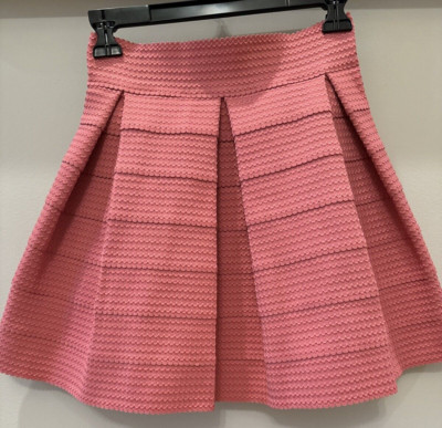 DEVLIN Women's Dusty Rose Pink Skater Skirt Rigid Back Zip - SIZE XS