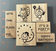 Stampin' Up IT S A PARTY, Set Of 6, 2004