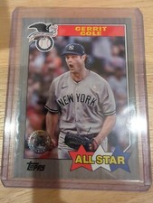2022 Topps Series 2 - 1987 Topps All-Star Black #87AS-37 Gerrit Cole /299