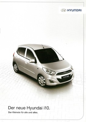 Prospekt Brochure Hyundai I10 04 2012 Mit Preisliste Ebay