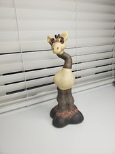 Whimsicle Giraffe Ceramic 14 Inch Tall cute beautiful fabulous unique Christmas 
