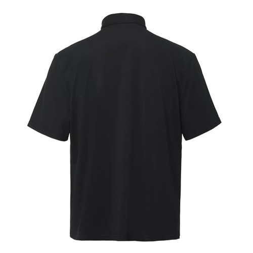T-Shirt Herren Klerus Poloshirt Priester Vikar Pastor Tops mit Kleriker Tab Kragen - Bild 5 von 38