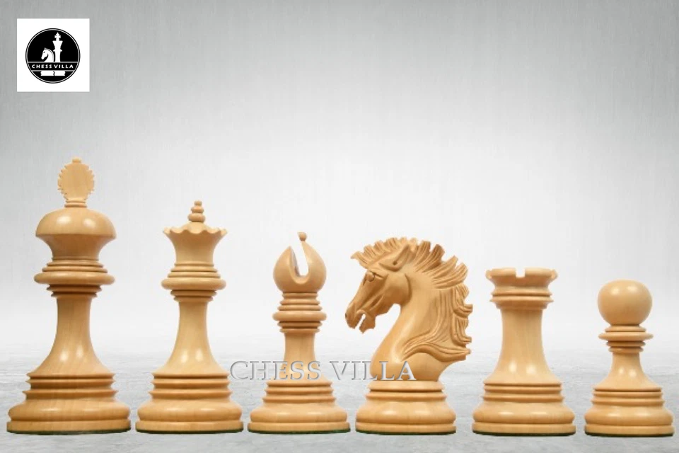 The Premium Collection- 4.4" Wellington Series Staunton Chess Pieces Only Set - Image 3 of 4