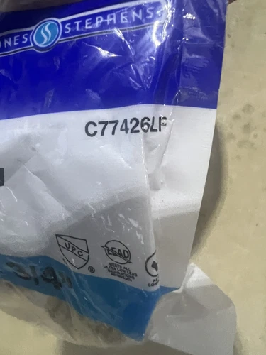 Jones Stephens C77426LF 3/4" PlumBite Push On 90 Degrees Elbow - Brass - Picture 2 of 3