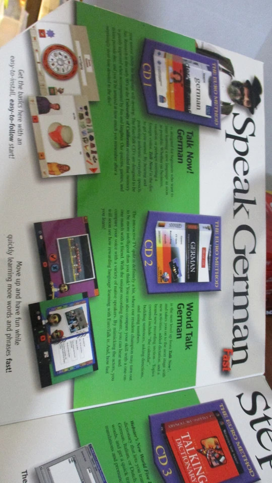 TOPICS~Instant Immersion Learn to Speak GERMAN 4 CD Set - Image 3 of 4