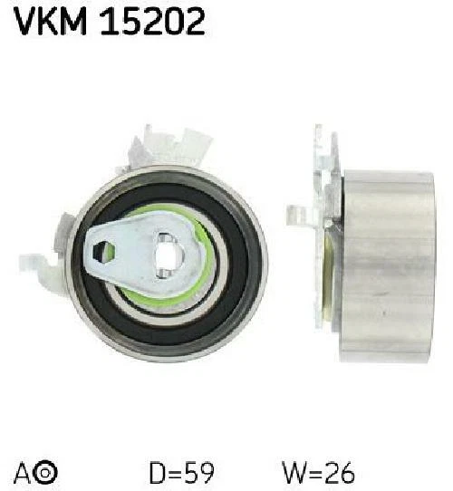Original SKF Spannrolle Zahnriemen VKM 15202 für Chevrolet Daewoo Lada Opel - Bild 1 von 1