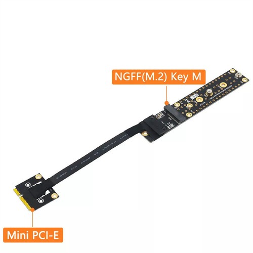 Mini PCIe Male To Key M Female Adapter Cable - Afbeelding 2 van 6