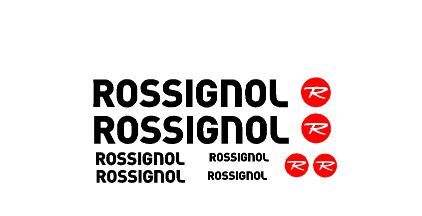 adesivi bici - 10 adesivi ROSSIGNOL - stickers ROSSIGNOL Mod.1