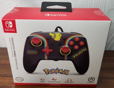 Power A Nintendo Switch Enhanced Wired Controller Pokemon Pikachu. New! Unopened