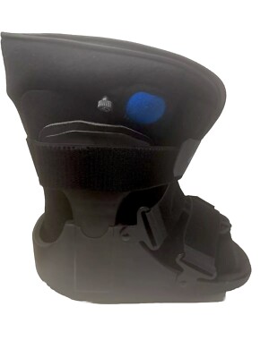 United Ortho Short Air Cam Walker Fracture Boot, Fits Left or Right, Large Black
