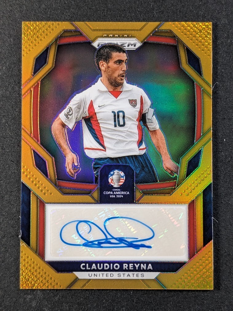 2024 Panini Prizm Copa CLAUDIO REYNA /10 Auto Gold United States #S-CR