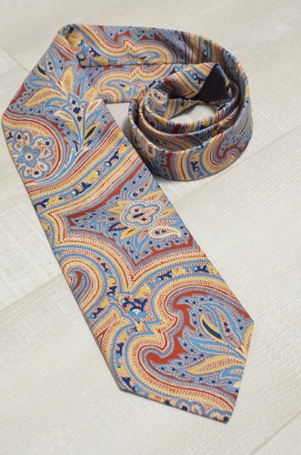Bert Pulitzer Silk Tie Floral Paisley Barneys NY