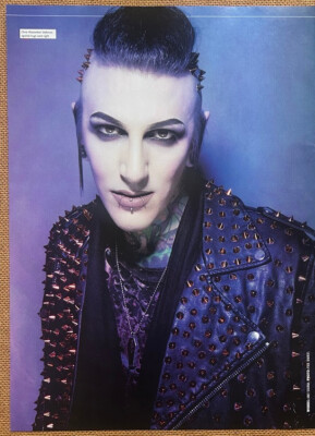 MOTIONLESS IN WHITE -- 2017 full page UK magazine poster