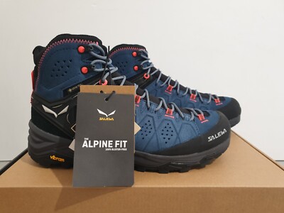 Salewa Alp Trainer 2 Mid GTX Women 8760 Java blue/Fluo Coral Outdoorschuhe EU 41