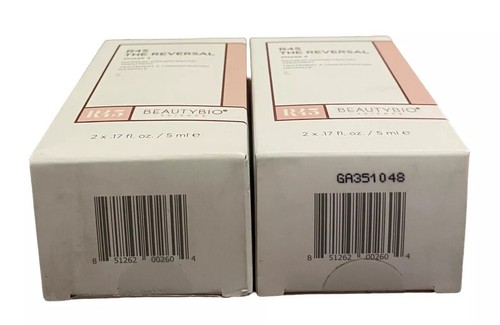 2 Pack BeautyBio R45 The Reversal Phase 4 Size 2x .17 fl oz Beauty Bio Sealed - Picture 5 of 5