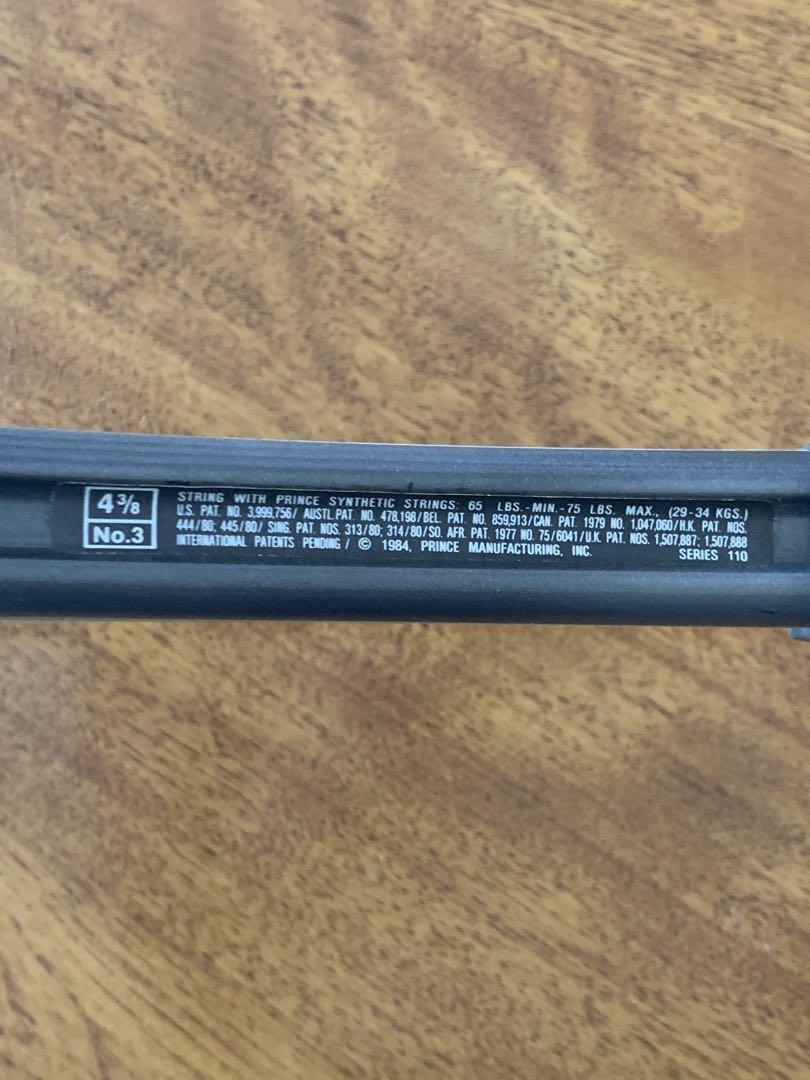 Prince Magnesium Pro Series 110 1984 from Japan | eBay Prince Magnesium Pro Series 110 1984 from Japan | eBay
