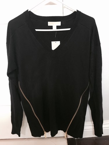 NWT MICHAEL KORS Sweater Double Zipper 