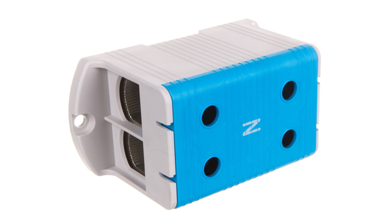 1-way rail terminal block ZJUN 2x240 blue R34RR-07010021801 /T2UK