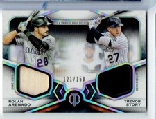 2021 Topps Tribute Dual Player Relics #DR2AS Story Arenado /150