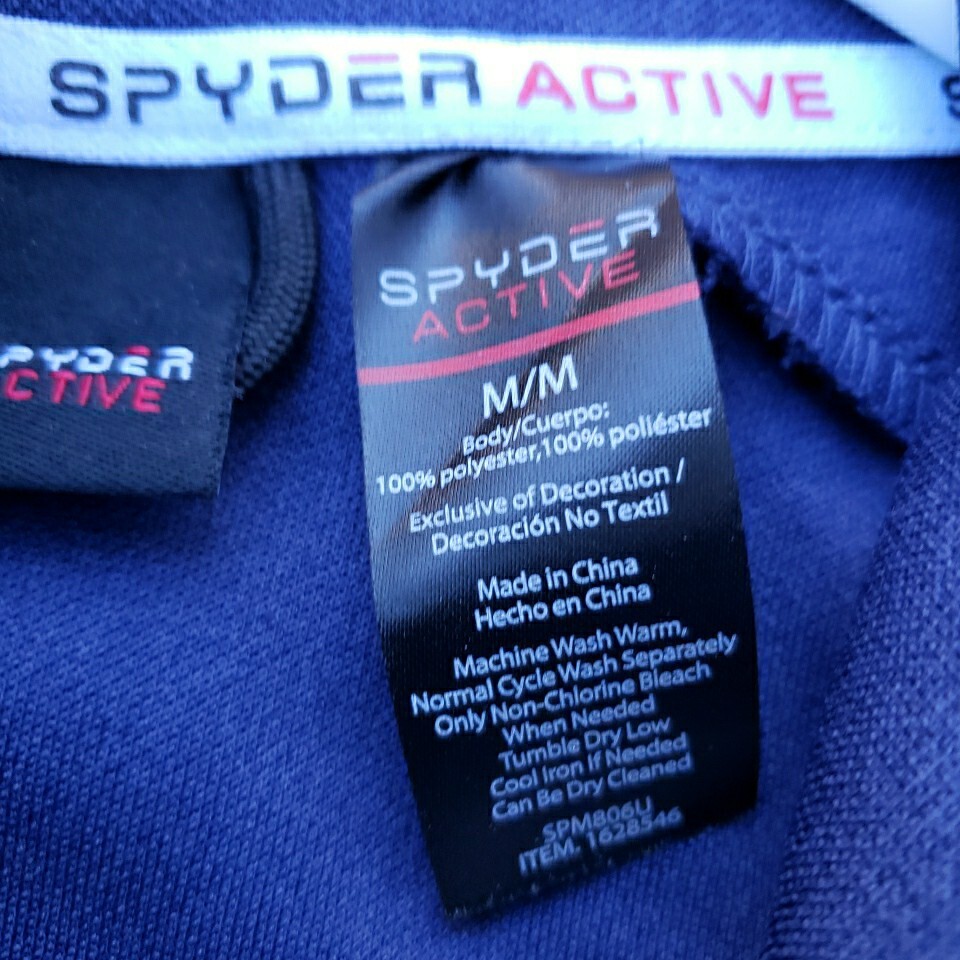 Men's Spyder Active Performance Full-Zip Pullover… - image 3