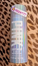RARE Victoria's Secret PINK LIGHT ME UP MIST 8.4 oz/250 ml Almond Caramel NEW