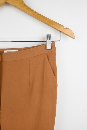 C/MEO collective bell bottoms with lace trim in toffee size S/UK8 - Picture 6 of 9
