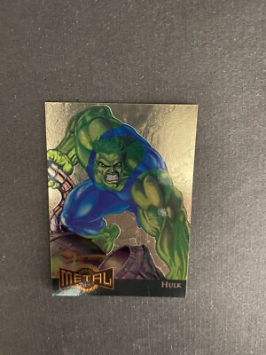 1995 FLEER MARVEL METALGOLD BLASTER # 5 HULK GEM-GEM-GEM-MINT