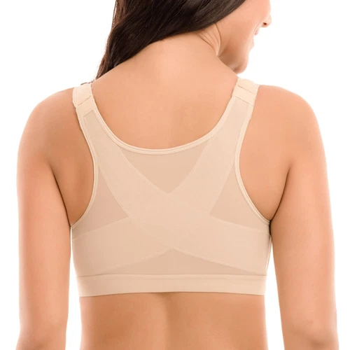 WomenS Posture Corrector Bra Wireless Back Support Breast Lift Up Body Shaper UK - Bild 12 von 19