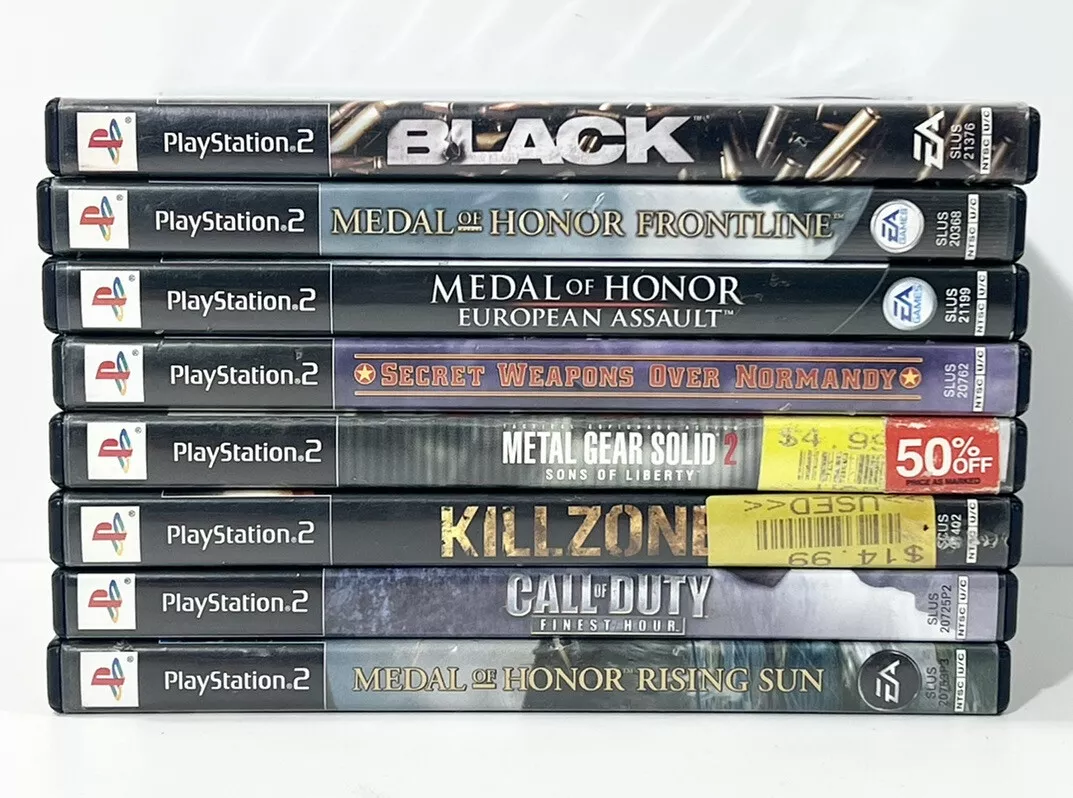 Socom + Call Of Duty ( Tiro ) Ps2 Coleção (8 Dvds)