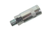 Connect 35187 Connect Double Action Male Air Line Coupling 1/4" Pack 2