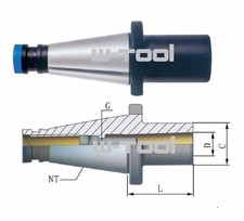 SK40 DIN2080 MK Fräserhülse Zwischenhülse Einsatzhülse ISO40 Morsekegel NT40
