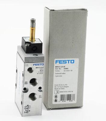 Festo MFH-5-1/4-B MFH51/4B 15901 Solenoid valve Magnetventil -unused/OVP-