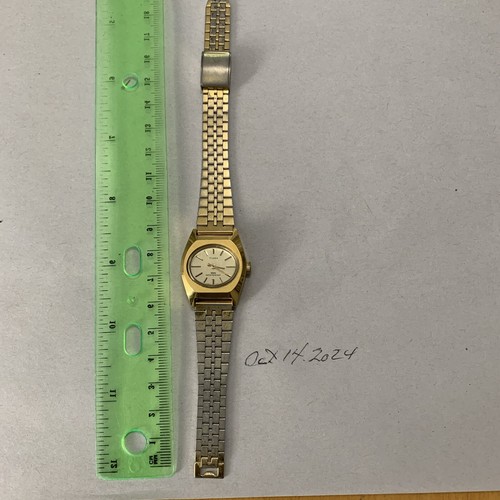 vintage ladies gold tone timex Watch Keeps Timex
