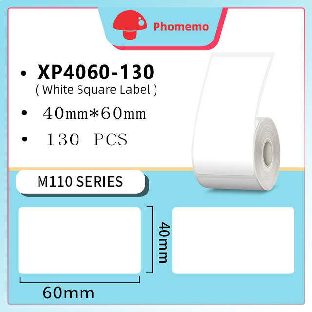 Phomemo M110 Label Maker Machine Thermal Bluetooth Label Printer