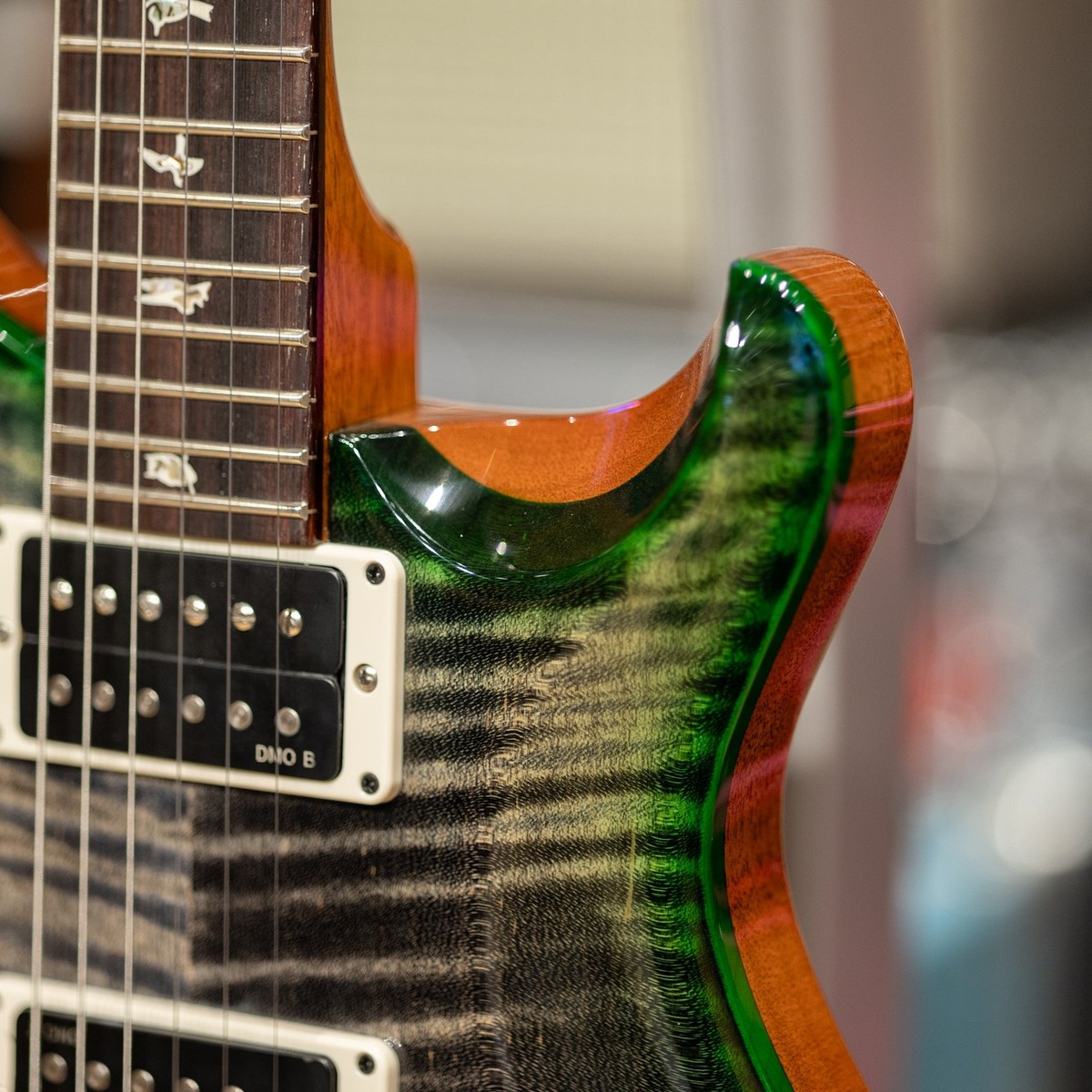 PRS Custom 24 - Charcoal Emerald Green Burst | eBay